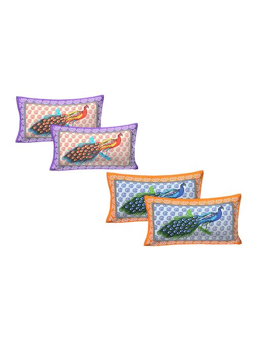 cotton pillow covers 2 sets (4 pieces)-17"x27" - 15637265 - Very Small Image - 1