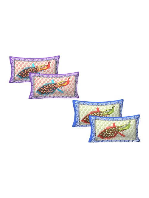 cotton pillow covers 2 sets (4 pieces)-17"x27" - 15637266 - Very Small Image - 1