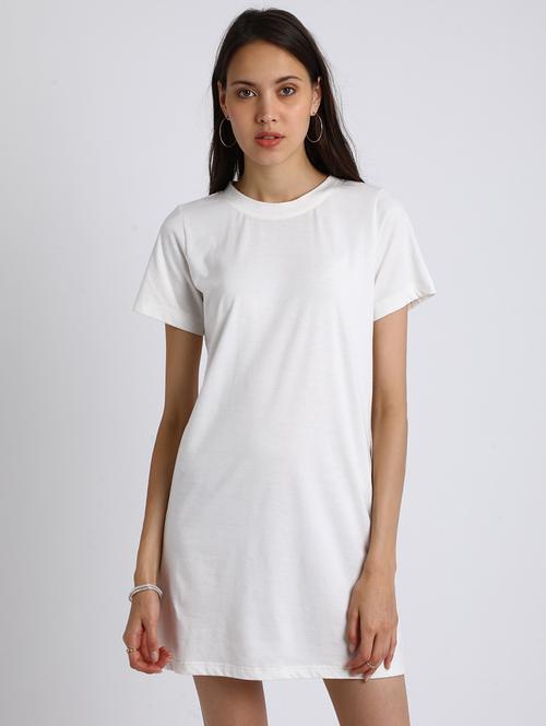 crew neck t-shirt dress - 15637819 - Very Small Image - 1