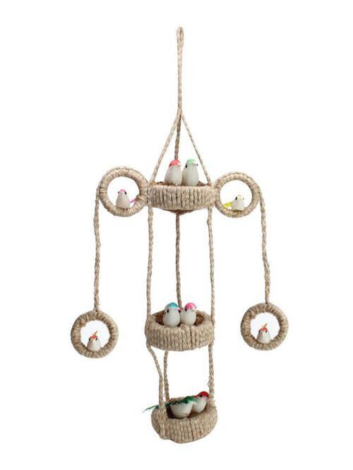 jute hanging handicrafts for home decoration - 15640873 - Very Small Image - 1