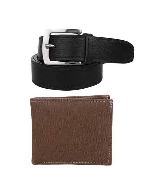 multi colored leatherette wallet and belt - 15642364 - Very Small Image - 1