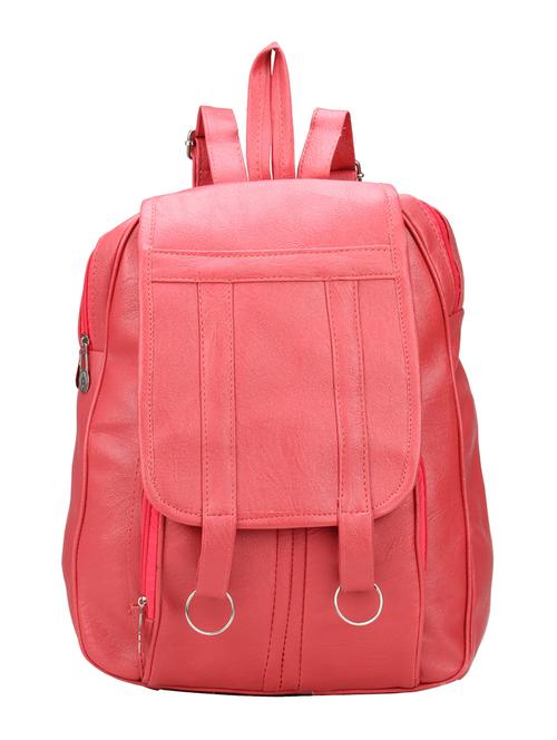 red leatherette (pu) fashion backpack - 15643207 - Very Small Image - 1