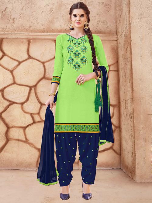 embroidered unstitched slawar suit - 15643342 - Very Small Image - 1
