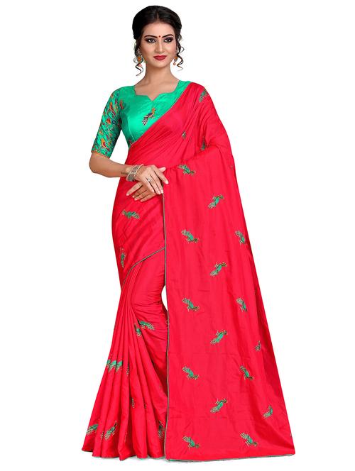 conversational embroidered saree with blouse - 15644445 - Very Small Image - 1