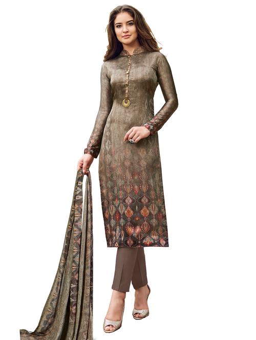 digital printed unstitched pant suit - 15645231 - Very Small Image - 1