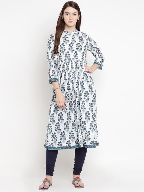 flared printed kurta - 15648664 - Very Small Image - 1
