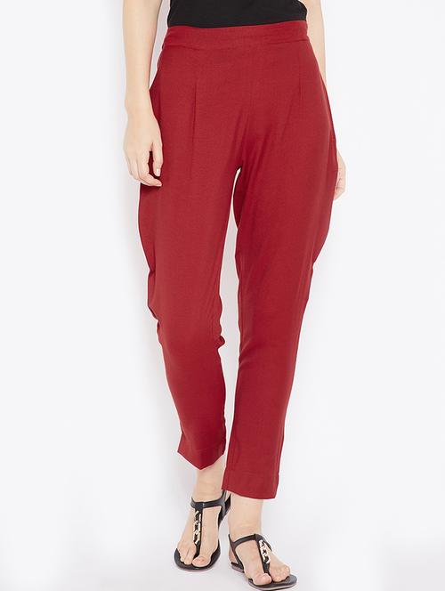high waist flat front trouser - 15648800 - Very Small Image - 1