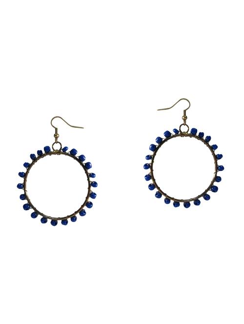 blue drop earrings - 15650711 - Very Small Image - 1