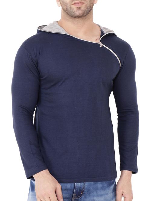 blue cotton t-shirt - 15651742 - Very Small Image - 1