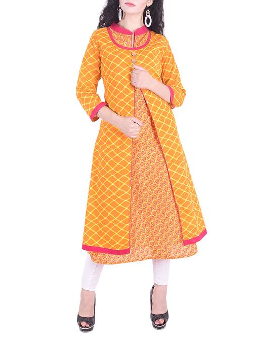 layered printed kurta - 15652332 - Very Small Image - 1
