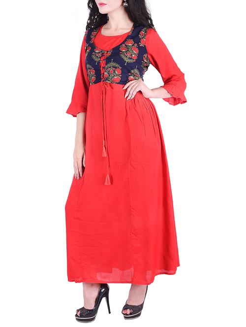 flared printed kurta - 15652363 - Very Small Image - 1
