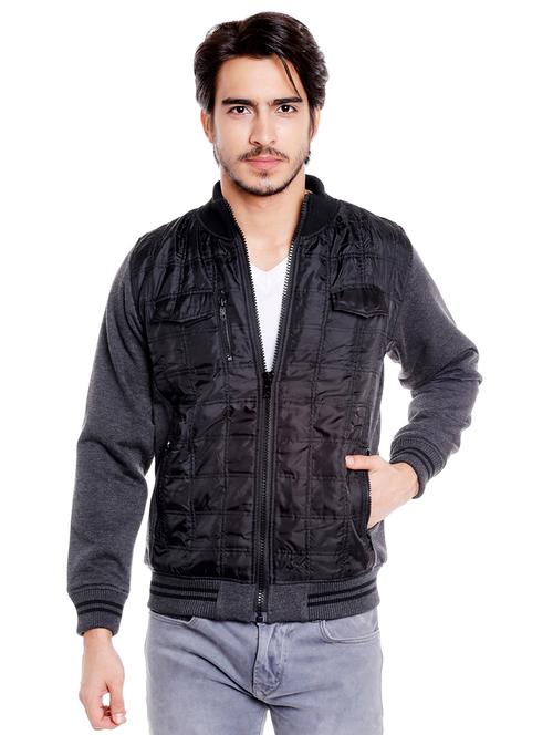 grey cotton quilted jacket - 15652443 - Very Small Image - 1