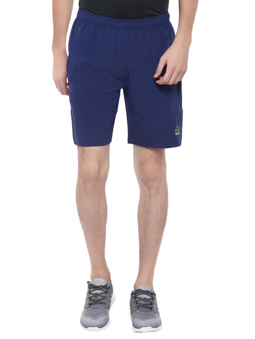 navy blue polyester blend shorts - 15652481 - Very Small Image - 1