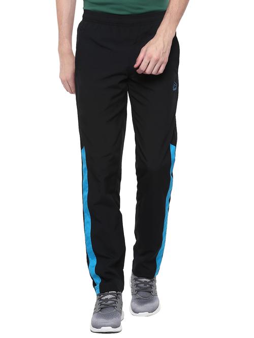 black polyester full length track pant - 15652483 - Very Small Image - 1