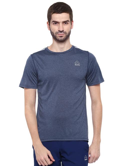 navy blue polyester t-shirt - 15652491 - Very Small Image - 1