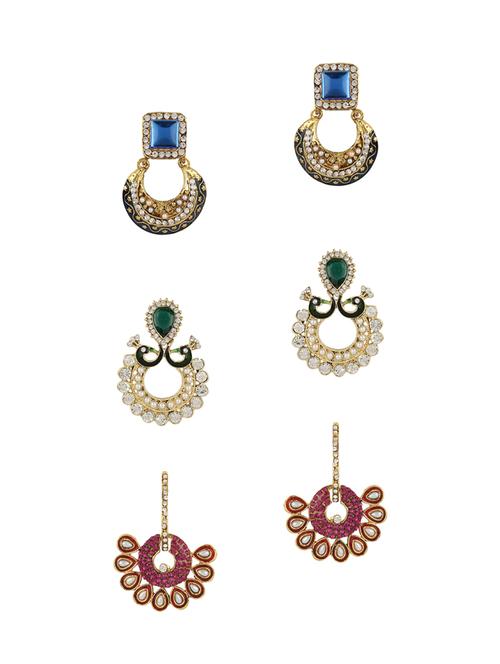 earrings combo - 15652505 - Very Small Image - 1