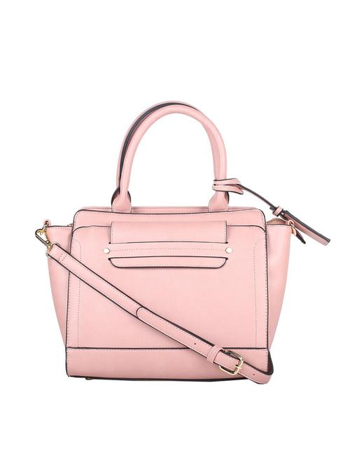 pink leatherette (pu) handbag - 15652775 - Very Small Image - 1