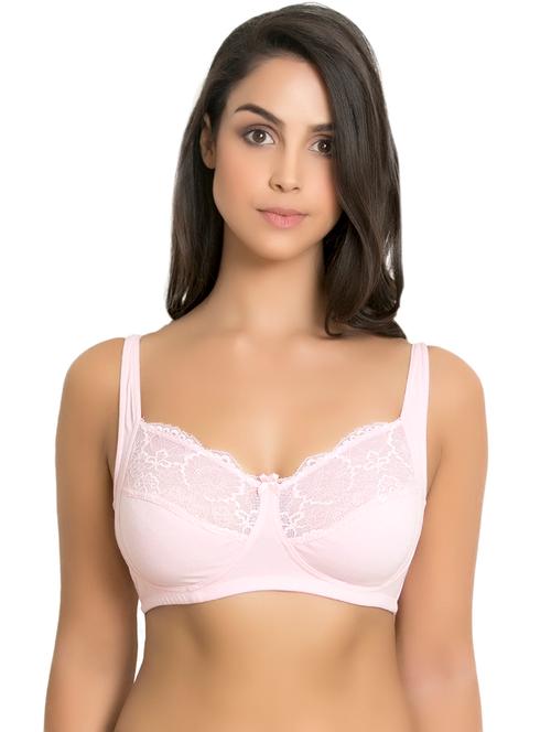 lace detail scallop trim bra - 15652860 - Very Small Image - 1