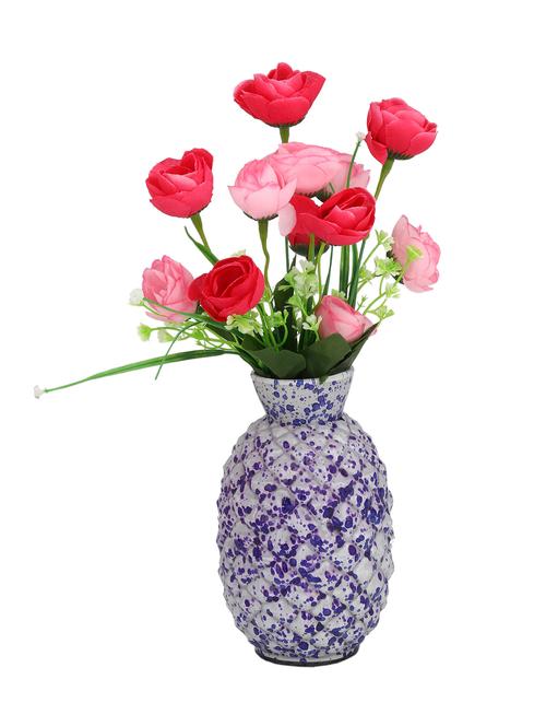 colorful glass flower vase hand decorative with new & stylish shape - 15652988 - Very Small Image - 1