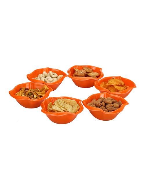 exclusive designer colorful plastic bowl set in attractive hanging gift packing set of 6 - 15653038 - Very Small Image - 1