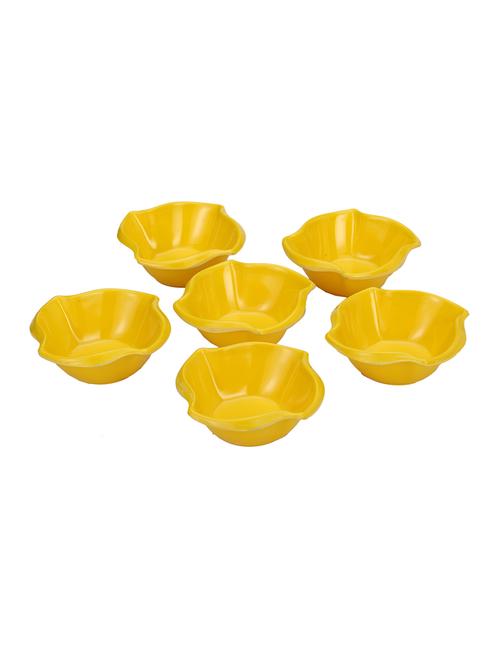 exclusive designer colorful plastic bowl set in attractive hanging gift packing set of 6 - 15653040 - Very Small Image - 1