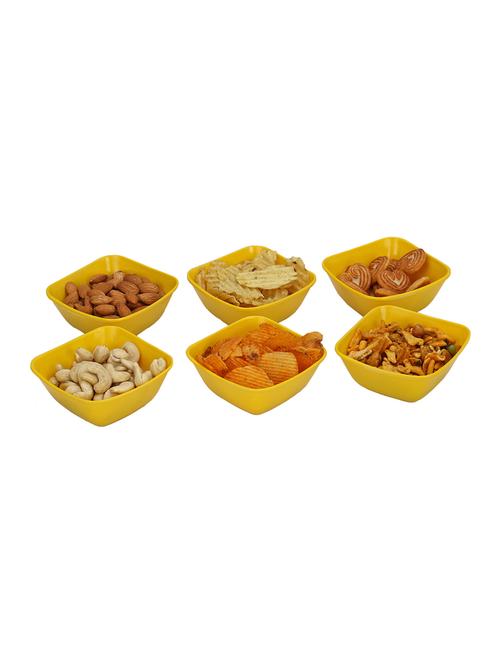 exclusive designer colorful plastic bowl set in attractive hanging gift packing set of 6 - 15653042 - Very Small Image - 1