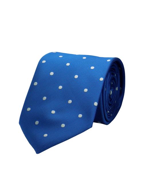 blue micro fiber tie with cufflinks & pocketsquare - 15653560 - Very Small Image - 1