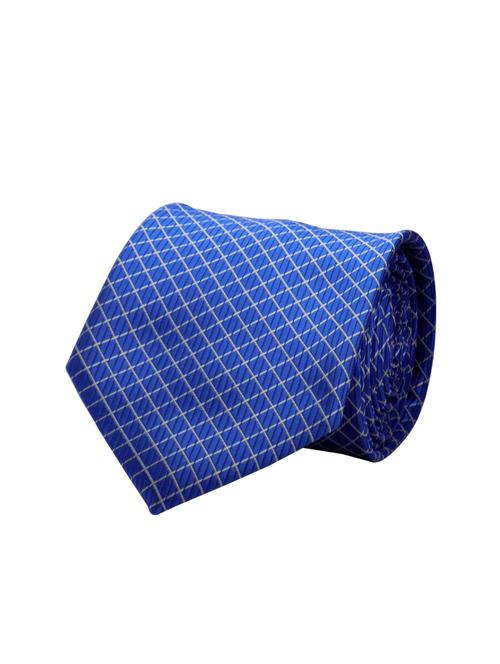 blue micro fiber tie with cufflinks & pocketsquare - 15653562 - Very Small Image - 1