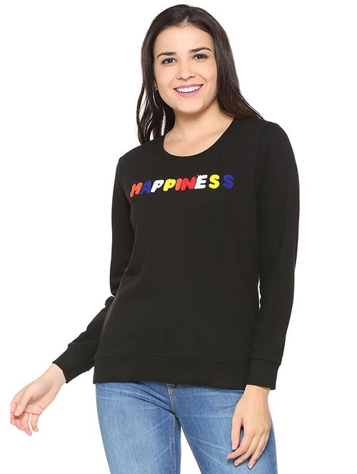 towelling embroidered sweatshirt - 15654648 - Very Small Image - 1