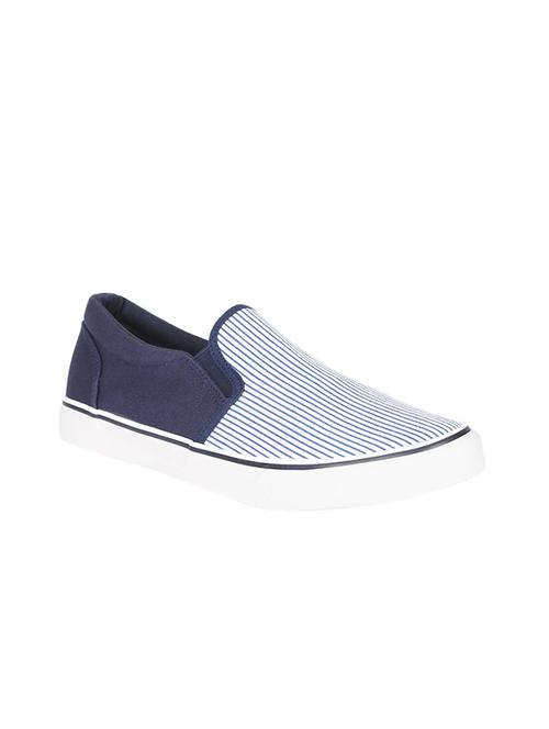 blue canvas casual slip ons - 15654823 - Very Small Image - 1
