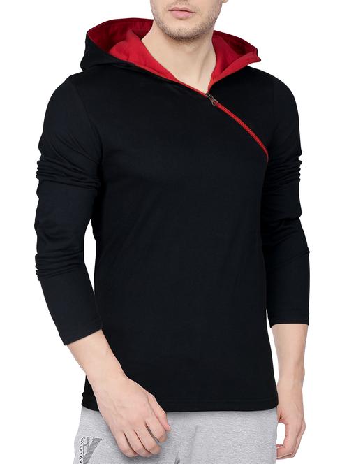 black cotton t-shirt - 15655059 - Very Small Image - 1