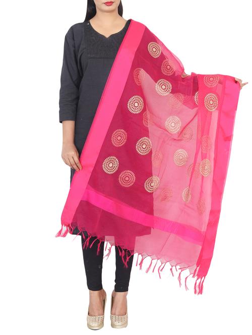 organza embroidered dupatta - 15655497 - Very Small Image - 1