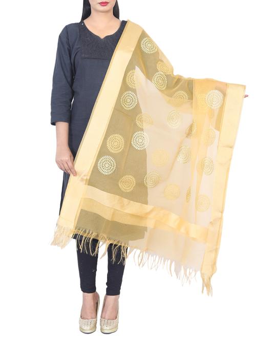 organza embroidered dupatta - 15655499 - Very Small Image - 1