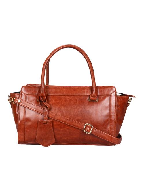 tan leatherette (pu) handbag - 15655610 - Very Small Image - 1