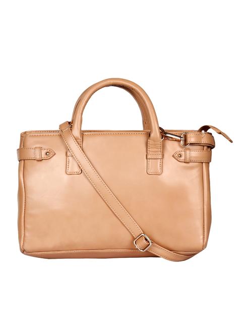 tan leatherette (pu) handbag - 15655618 - Very Small Image - 1