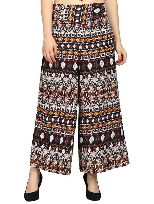 high waist straight palazzo - 15655632 - Very Small Image - 1
