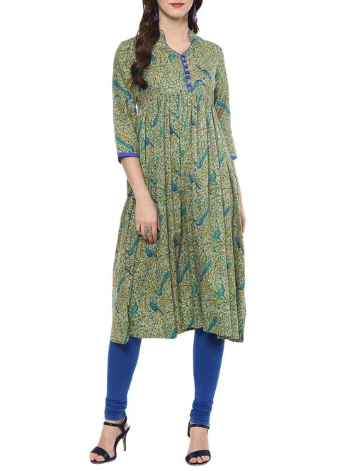 flared printed kurta - 15656556 - Very Small Image - 1