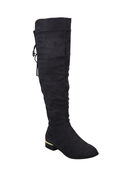 grey knee length boot - 15656795 - Very Small Image - 1