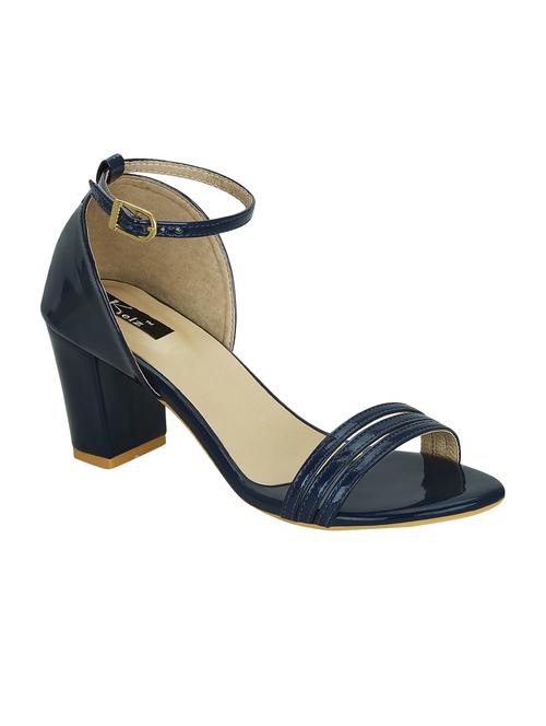 navy ankle strap sandals - 15657006 - Very Small Image - 1