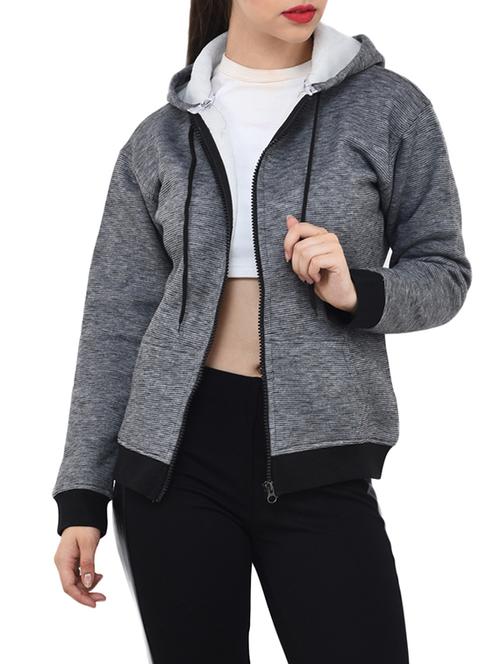 zip-up hooded sweatshirt - 15657296 - Very Small Image - 1