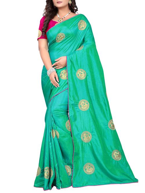 zari conversational embroidered saree with blouse - 15657985 - Very Small Image - 1