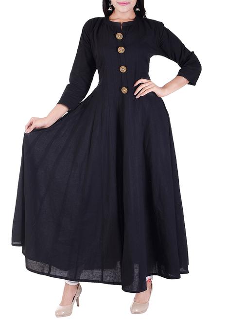 anarkali solid kurta - 15658431 - Very Small Image - 1