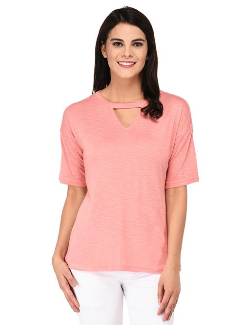 drop shoulder keyhole front top - 15659215 - Very Small Image - 1