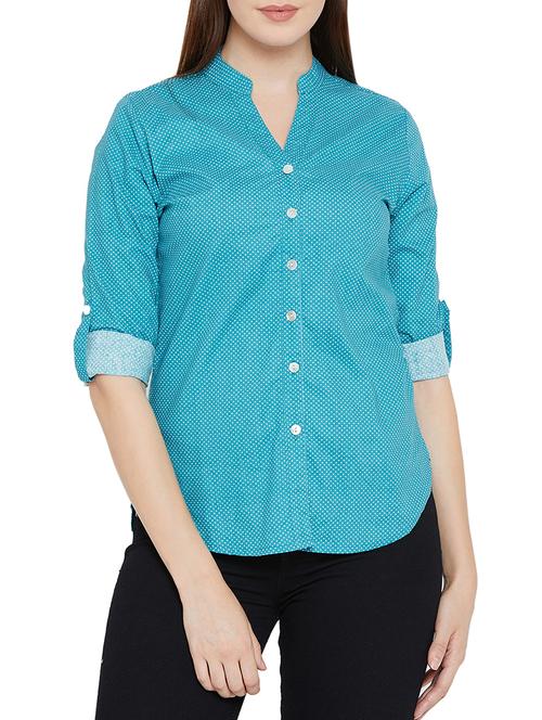 roll over sleeved printed shirt - 15659421 - Very Small Image - 1