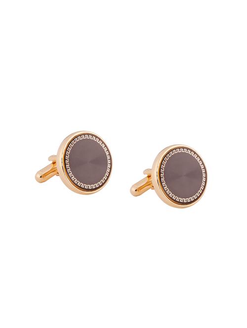 gold metal cufflinks - 15659803 - Very Small Image - 1
