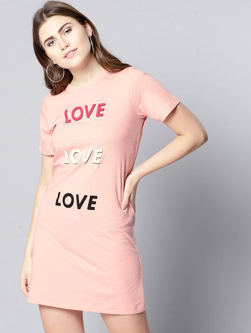 crew neck shift dress - 15669676 - Very Small Image - 1
