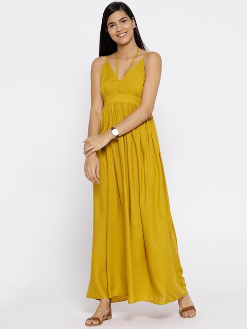 halter tie up maxi dress - 15670205 - Very Small Image - 1