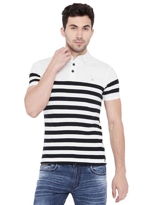 white cotton monochrome t-shirt - 15670474 - Very Small Image - 1