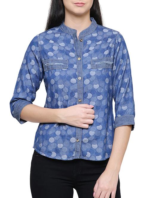 printed three quarter sleeved shirt - 15671409 - Very Small Image - 1