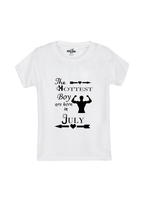 white cotton tshirt - 15672541 - Very Small Image - 1